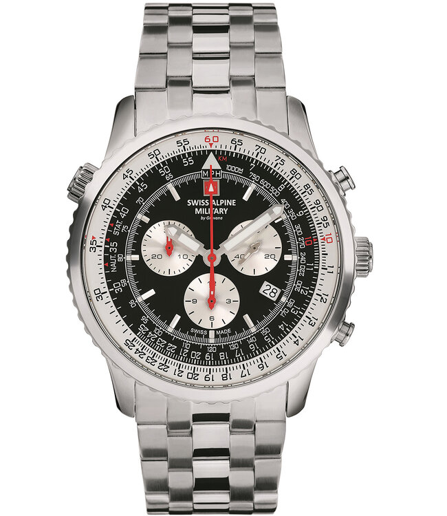Swiss Alpine Military  7078.9137 Herrenuhr Chronograph Chronograph 45 mm