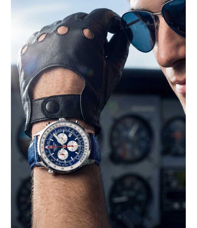 Swiss Alpine Military  7078.9535 Herrenuhr Chronograph Chronograph 45 mm