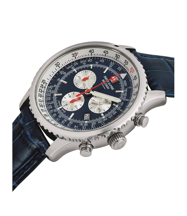 Swiss Alpine Military  7078.9535 Herrenuhr Chronograph Chronograph 45 mm
