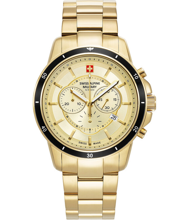 Swiss Alpine Military  7089.9111 Herrenuhr Chronograph Chronograph 44 mm