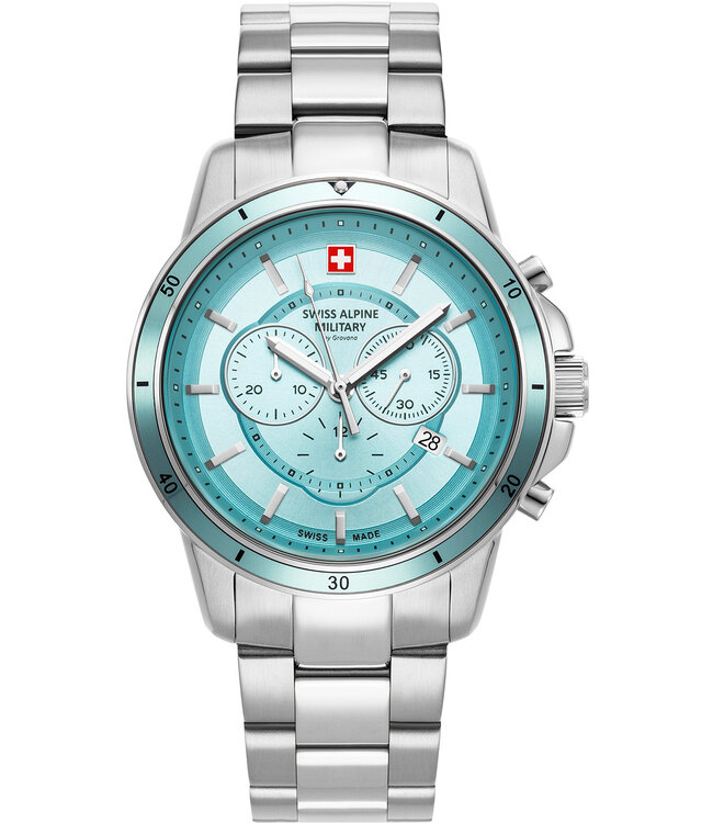 Swiss Alpine Military  7089.9131 Herrenuhr Chronograph Chronograph 44 mm