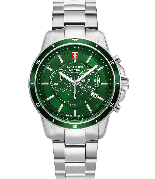 Swiss Alpine Military  7089.9134 Herrenuhr Chronograph Chronograph 44 mm