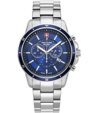 Swiss Alpine Military  7089.9135 Herrenuhr Chronograph Chronograph 44 mm