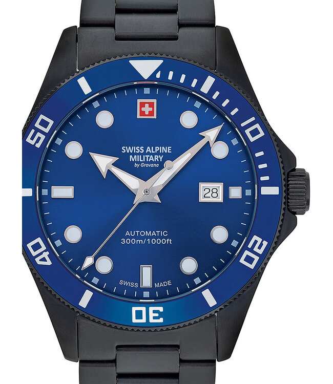 Swiss Alpine Military  7095.2175 Herrenuhr Diver 44 mm