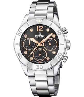 Festina F20603/6 Damenuhr Boyfriend Chronograph 39 mm
