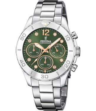 Festina F20603/5 Damenuhr Boyfriend Chronograph 39 mm