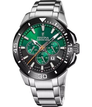 Festina F20641/B Herrenuhr Chrono Chronograph 47 mm