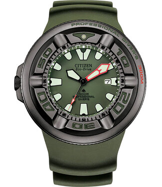 Citizen  Eco-Drive BJ8057-17X Herrenuhr Grün Silikon