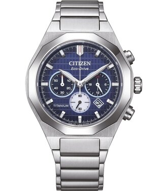 Citizen  Super-Titanium CA4691-59L Herrenuhr Chronograph Blau Titan