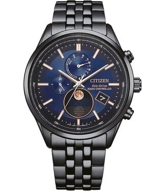 Citizen  Eco-Drive BY1035-56L Herrenuhr Chronograph Blau Edelstahl