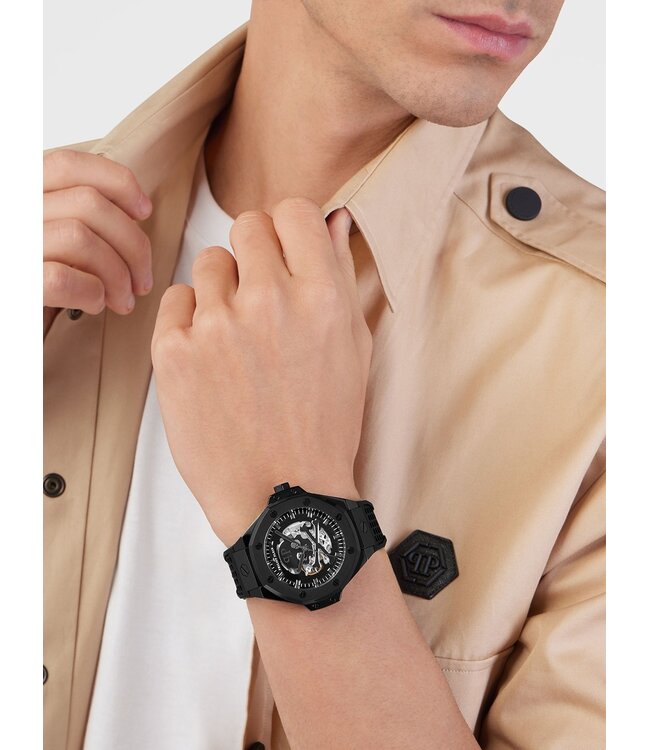 Philipp Plein  PWPFA0924 Herrenuhr Skeleton 46 mm