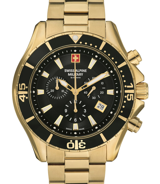 Swiss Alpine Military  7040.9117 Herrenuhr Chrono Chronograph 45 mm