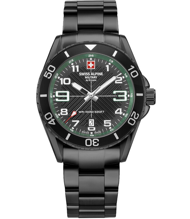 Swiss Alpine Military  7029.1174 Herrenuhr Raptor 42 mm