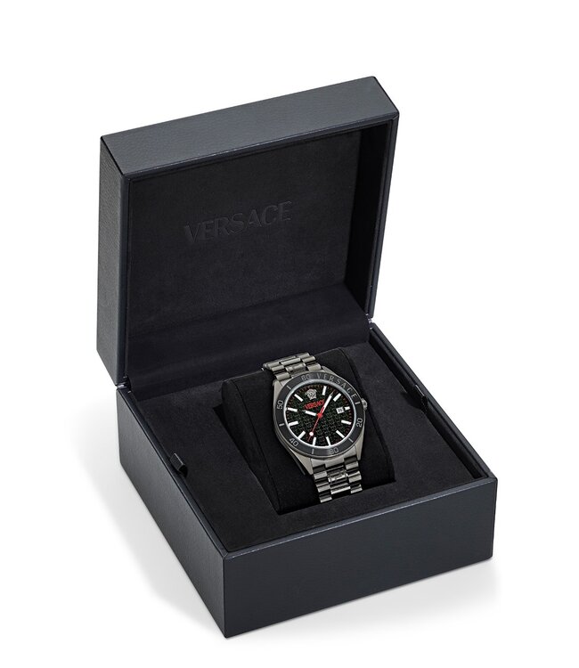 Versace  VE8E00724 Herrenuhr V-Dome 42 mm