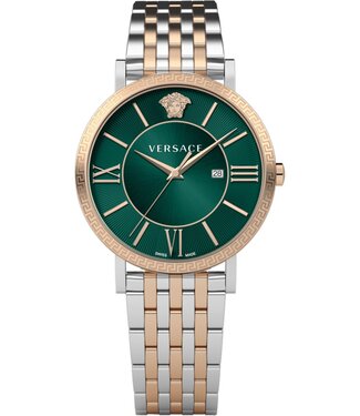 Versace  V-Eternal VENCA0424 Herrenuhr Grün Edelstahl