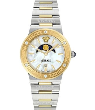 Versace  Greca VE7G00524 Damenuhr Perlmutt Edelstahl