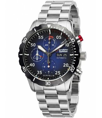 Zeppelin 7218M3 Herrenuhr Eurofighter Chronograph 43 mm