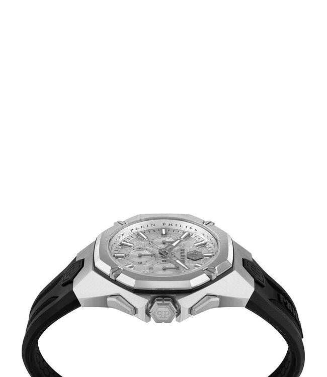 Philipp Plein  PWTBA0123 Herrenuhr Octagon Chronograph 45 mm