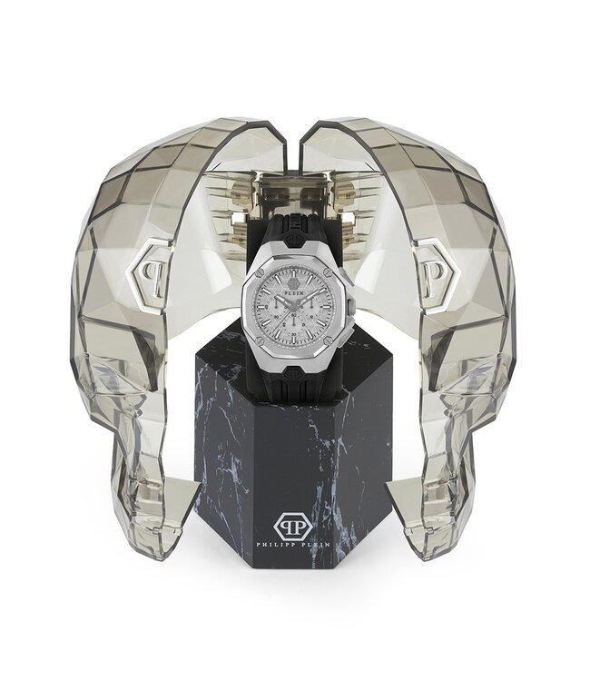 Philipp Plein  PWTBA0123 Herrenuhr Octagon Chronograph 45 mm