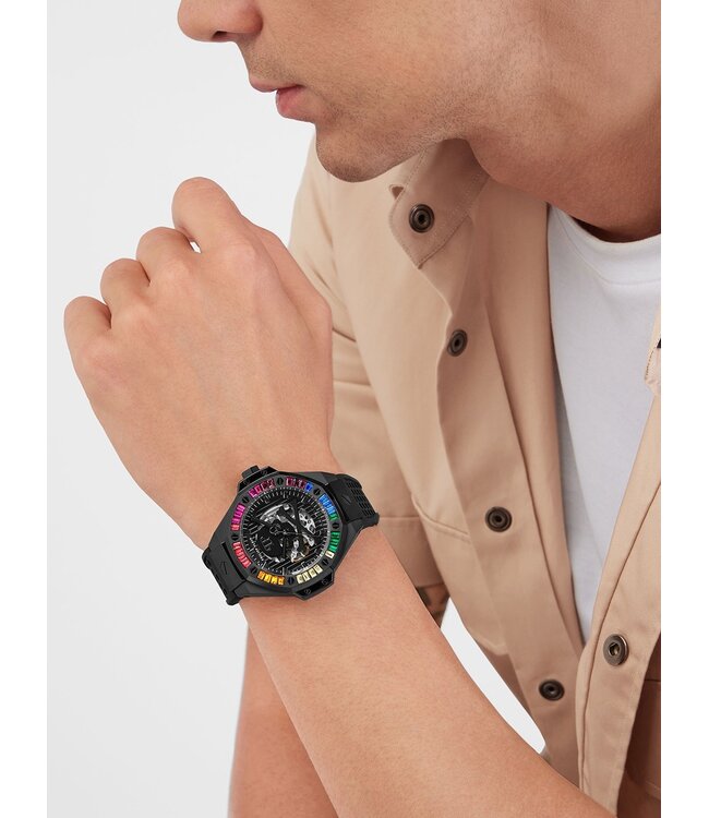 Philipp Plein  PWPFA0424 Herrenuhr Skeleton 46 mm