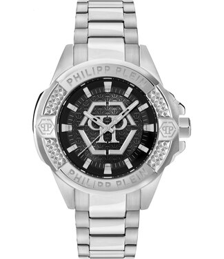 Philipp Plein  Majesty PWBHA0526 Herrenuhr Schwarz Edelstahl