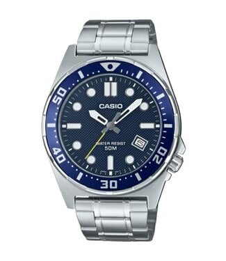 Casio  MTD-135D-2AVDF Herrenuhr Blau Edelstahl