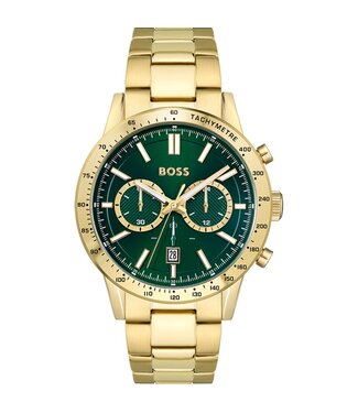 Hugo Boss  Allure 1513923 Herrenuhr Chronograph Grün Edelstahl