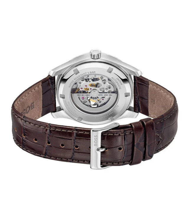 Hugo Boss  Principe 1514305 Automatik Skelett Blau Herrenuhr
