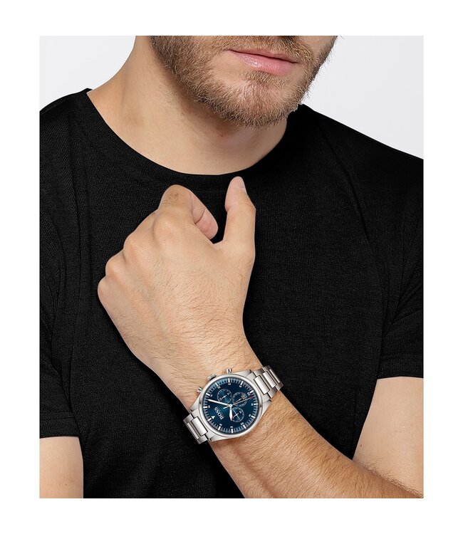 Hugo Boss  Pioneer 1513867 Chronograph Blau Herrenuhr