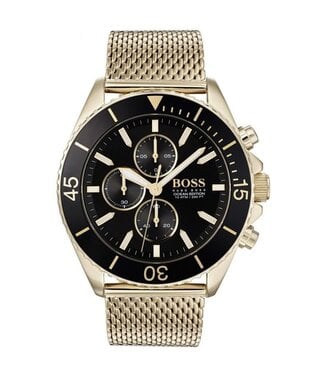 Hugo Boss  Ocean Edition 1513703 Chronograph Gold Schwarz Herrenuhr