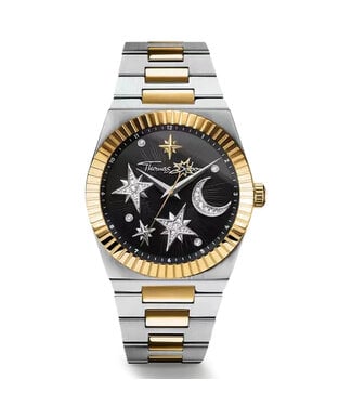 Thomas Sabo  Moon & Star WA0465 39mm Schwarz Bicolor Damenuhr