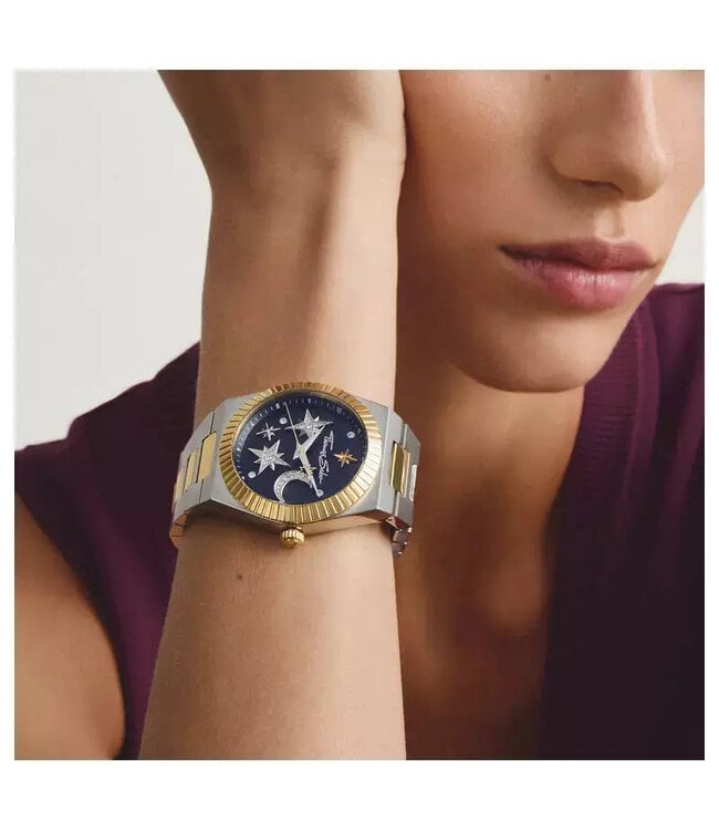 Thomas Sabo  Moon & Star WA0465 39mm Schwarz Bicolor Damenuhr
