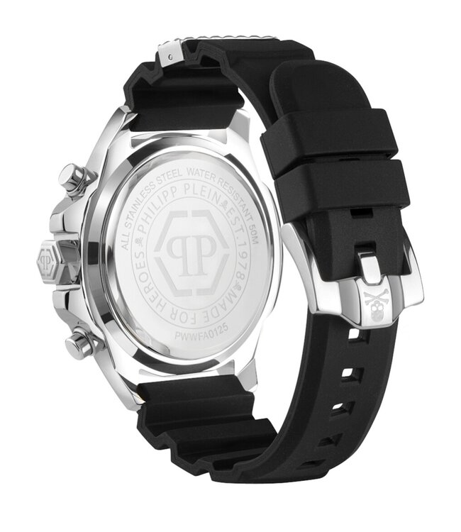 Philipp Plein  PWWFA0125 Herrenuhr The $kull Chronograph 45 mm