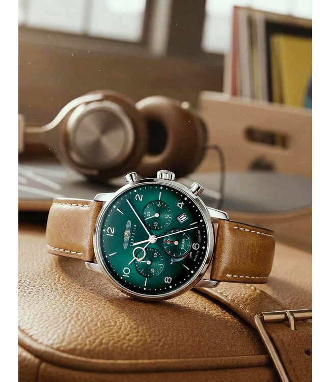 Zeppelin 80864N Herrenuhr LZ129 Chronograph 41 mm
