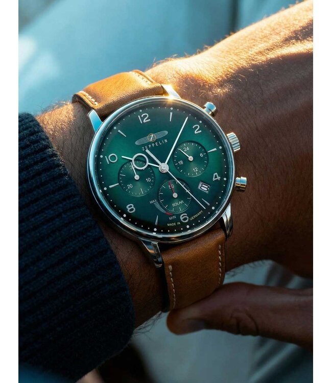Zeppelin 80864N Herrenuhr LZ129 Chronograph 41 mm