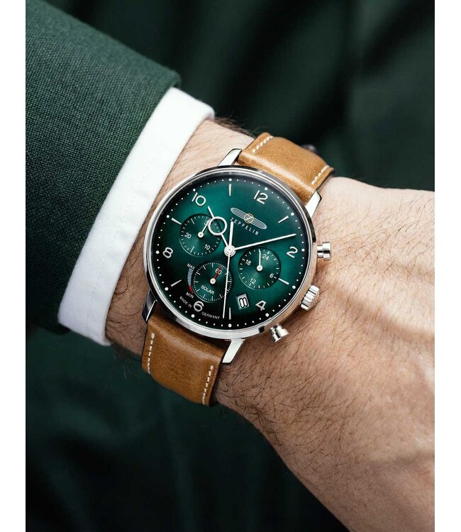 Zeppelin 80864N Herrenuhr LZ129 Chronograph 41 mm