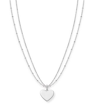Thomas Sabo  LBKE0004-001-12-L45V Halskette mit Anhänger Herz Silber 45 cm