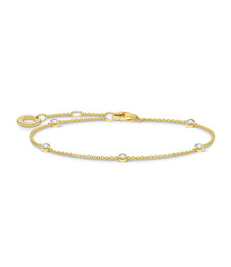Thomas Sabo  A1999-414-14-L19V Armband Stein vergoldet 16-19 cm