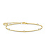 Thomas Sabo  A1999-414-14-L19V Armband Stein vergoldet 16-19 cm