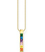 Thomas Sabo  KE2113-971-7 Halskette bunte Steine vergoldet 40-45 cm