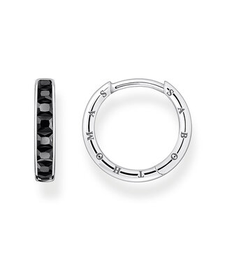 Thomas Sabo  CR668-643-11 Creolen Stein Pavé Silber