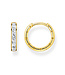Thomas Sabo  CR668-414-14 Creolen Stein Pavé vergoldet