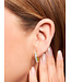 Thomas Sabo  CR668-414-14 Creolen Stein Pavé vergoldet