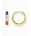 Thomas Sabo  CR668-996-7 Creolen bunte Steine vergoldet