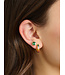 Thomas Sabo  CR668-996-7 Creolen bunte Steine vergoldet