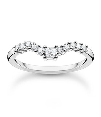 Thomas Sabo  TR2398-051-14-52 Ring V-Form Silber Grösse 52