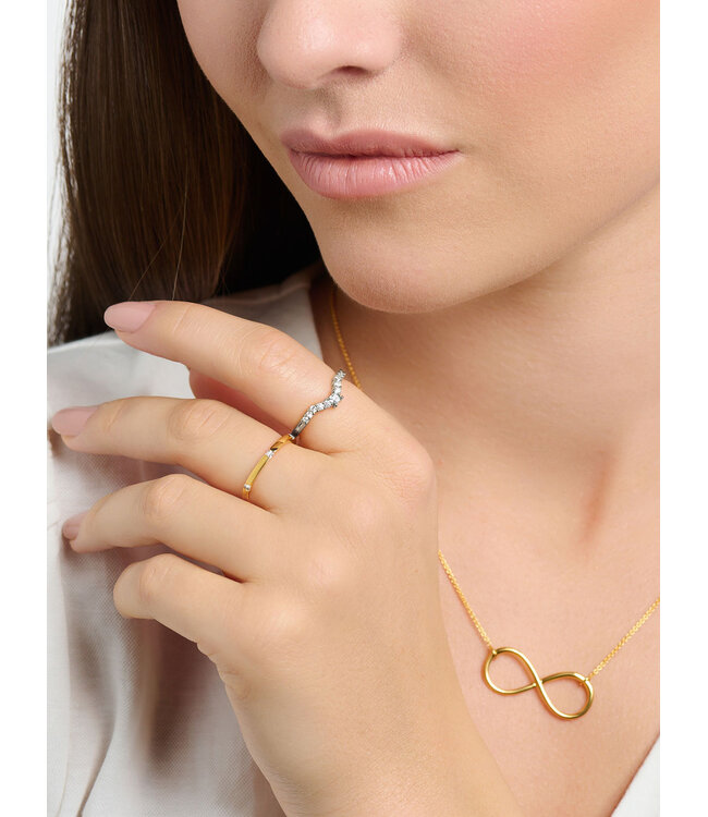 Thomas Sabo  TR2398-051-14-52 Ring V-Form Silber Grösse 52