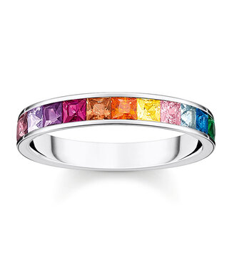 Thomas Sabo  TR2403-477-7-54 Ring bunte Steine Silber Grösse 54