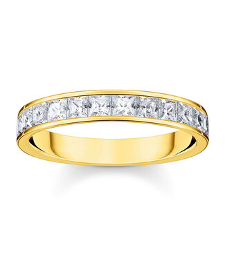 Thomas Sabo  TR2358-414-14-54 Ring Stein Pavé vergoldet Grösse 54