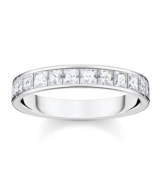 Thomas Sabo  TR2358-051-14-56 Ring Stein Pavé Silber Grösse 56
